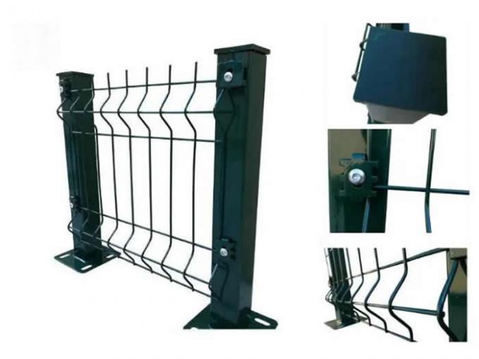 3D ha curvato Mesh Fence è fatto del filo di acciaio a basso tenore di carbonio di alta qualità…
