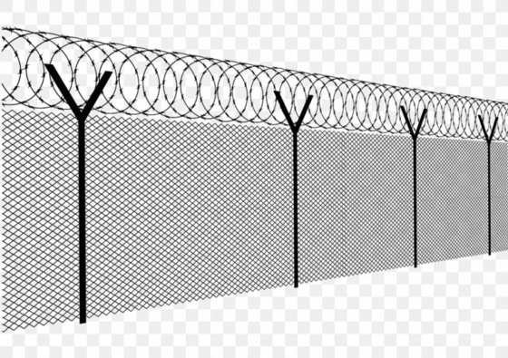 Anping  Yuanmai  Line Post 60*2mm  Galvanized   and   power  coated  Airport Perimeter Fencing High Security